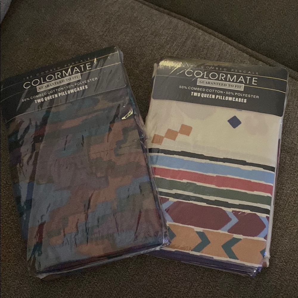 Colormate pillow cases